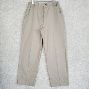 Tilley Endurables Women Chino Pants Size 12 Tapered Pleated Hiking